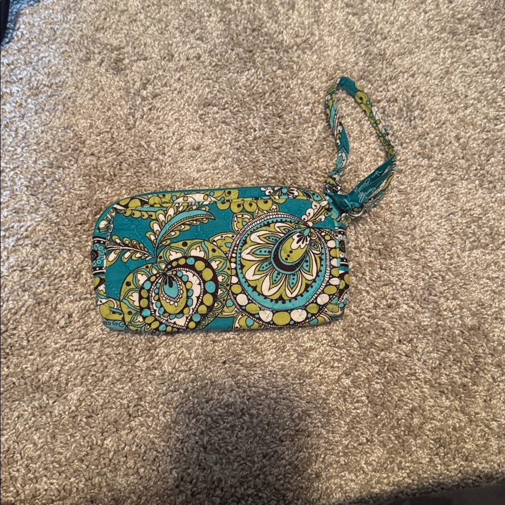Vera Bradley Peacock Wristlet